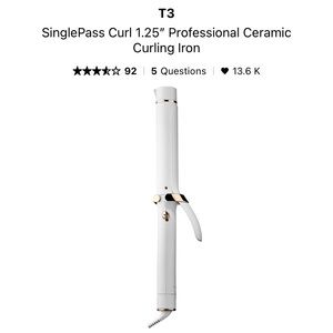 T3 single pass curler